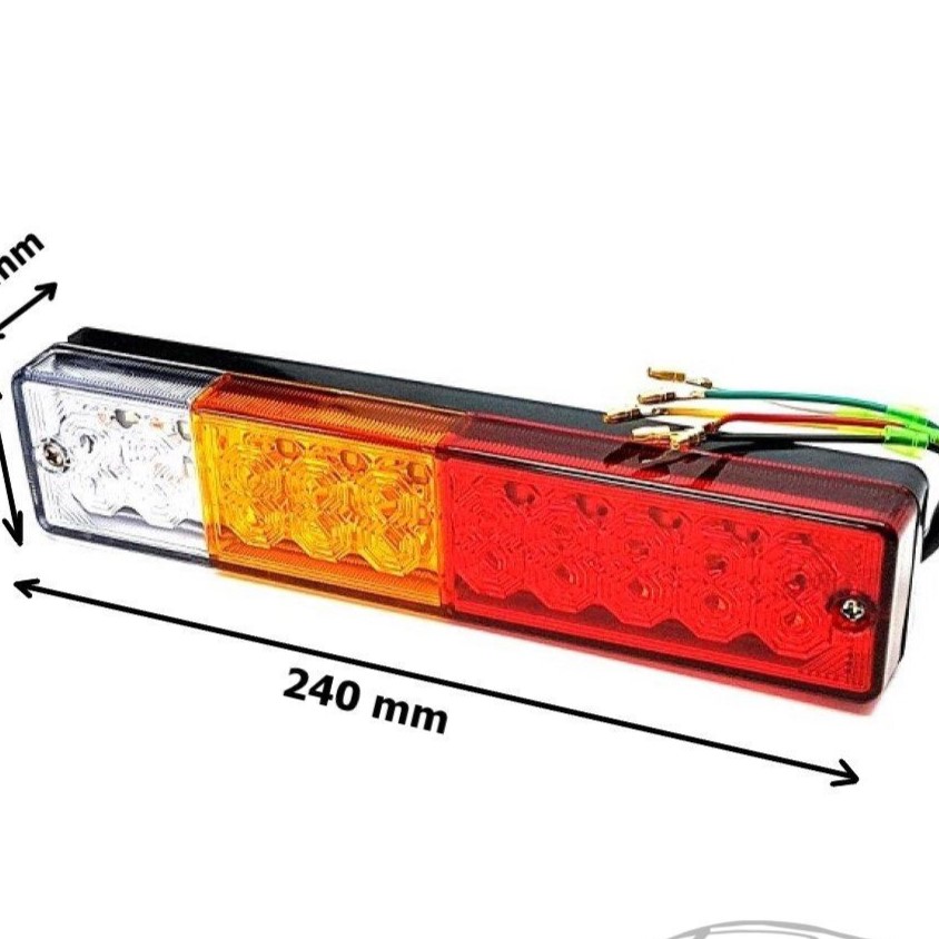 ضوء خلفي ليد رفيع مزليك SQ-0011 12V 10W